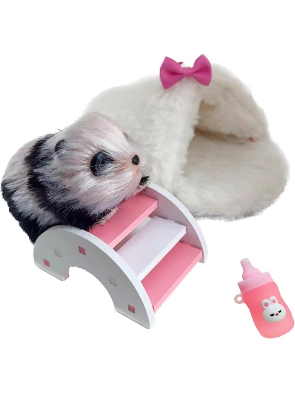 Adorable 5" Silicone Panda Toy with Gift Box & Accessories - Perfect for Kids